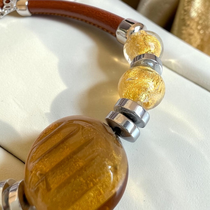 NEW! Cortona — Murano glass bracelet | Bella Murano