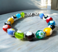 Murano glas armband San Remo multicolore - handgemaakt kleurrijk Venetiaans glas van Corte Murrina