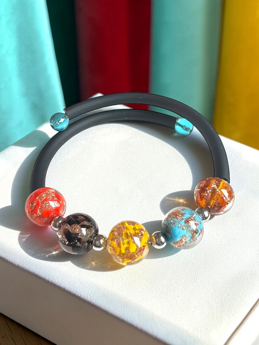 NIEUW!  Murano glas armband  Assisi Allegria