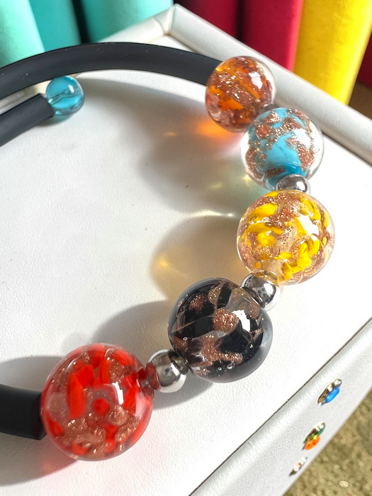 NIEUW!  Murano glas armband  Assisi Allegria