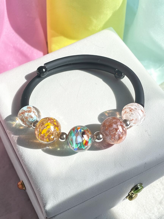 NEW! Murano glass bracelet 'Assisi' Aria