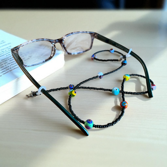 Murano brillenkoord 'Cordina occhiali' Nero