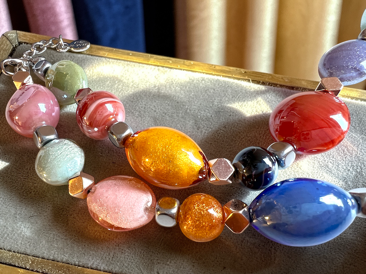 Murano glass necklace 'Ravello' 