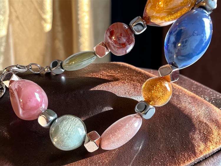 Murano glass necklace 'Ravello' 