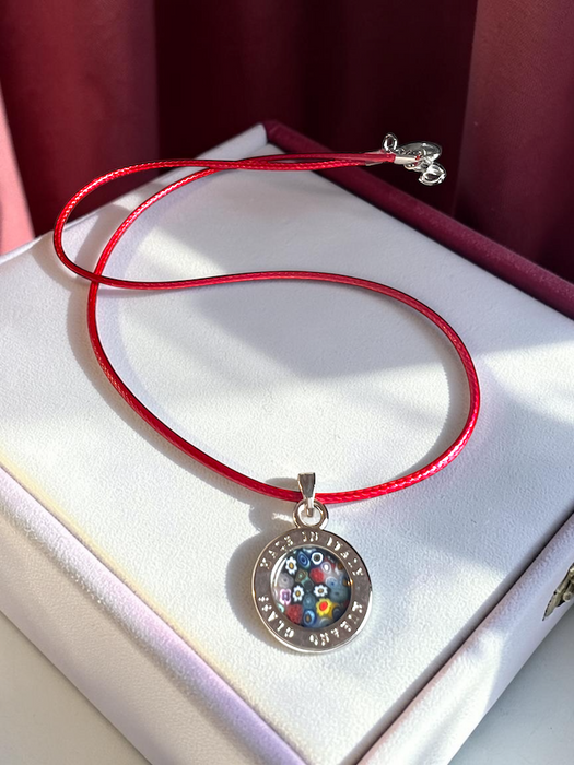 Murano necklace 'Lecce' Rosso