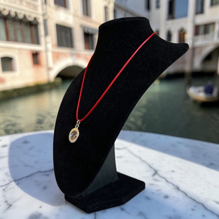 NIEUW! Murano halsketting 'Lecce' Rosso