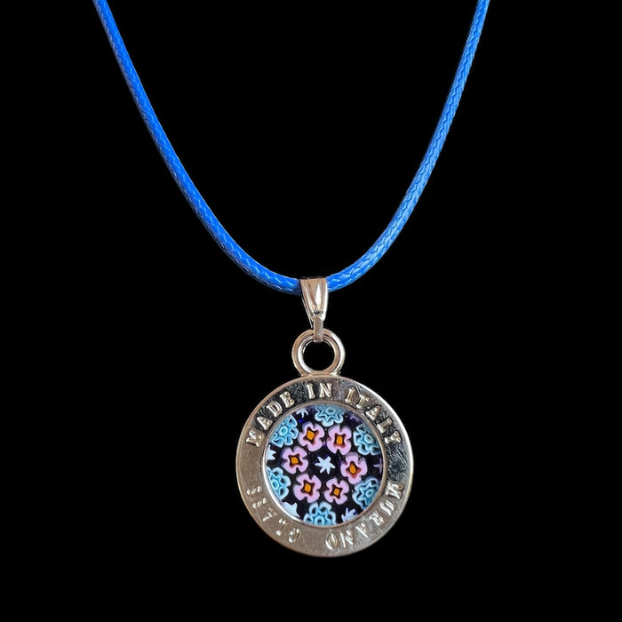 Murano-Halskette 'Lecce' Aqua