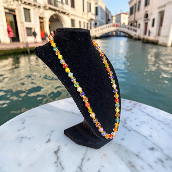 Murano-Halskette 'Palermo' Mehrfarbig