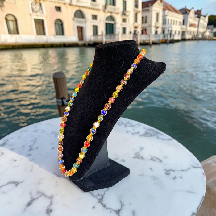 Murano-Halskette 'Palermo' Mehrfarbig