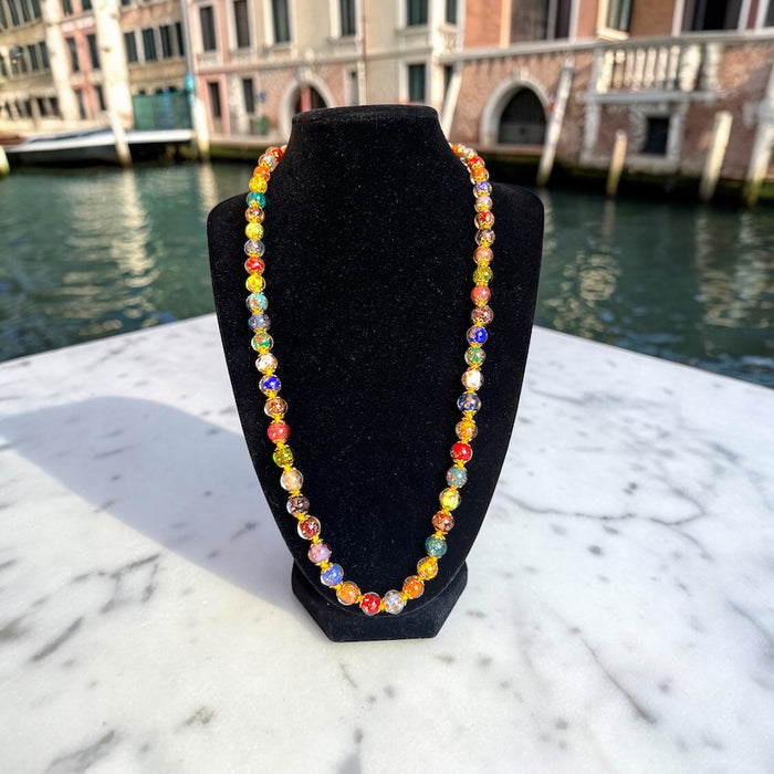 Murano-Halskette 'Palermo' Mehrfarbig