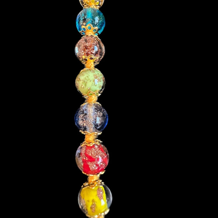 Murano-Halskette 'Palermo' Mehrfarbig