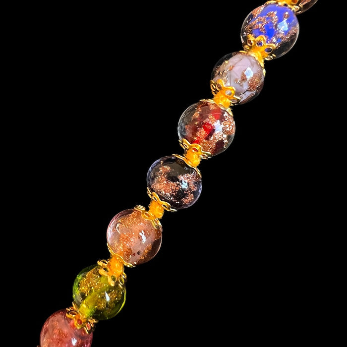 Murano-Halskette 'Palermo' Mehrfarbig