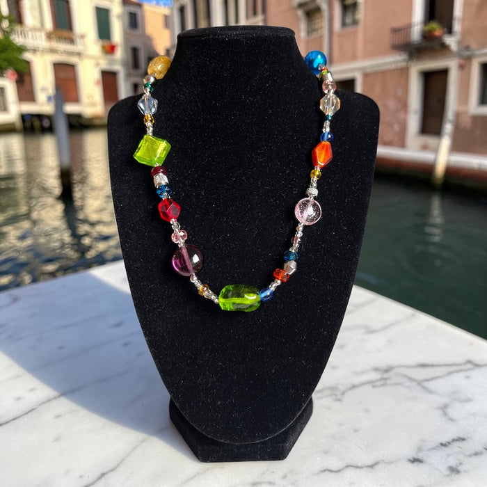 Muranoglas-Halskette „Roma“ Multicolore
