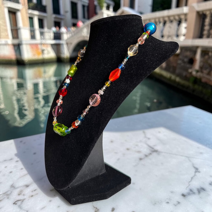 Muranoglas-Halskette „Roma“ Multicolore