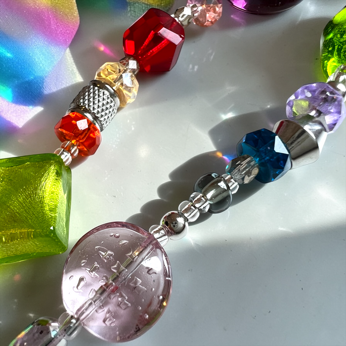 Muranoglas-Halskette „Roma“ Multicolore