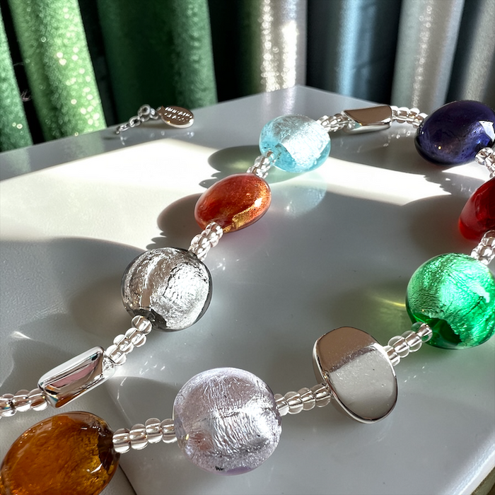 Murano halsketting 'Sienna' Multicolore