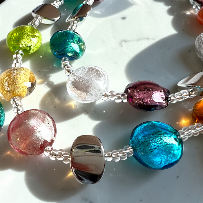 Murano halsketting 'Sienna' Multicolore