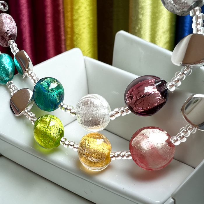 Murano halsketting 'Sienna' Multicolore