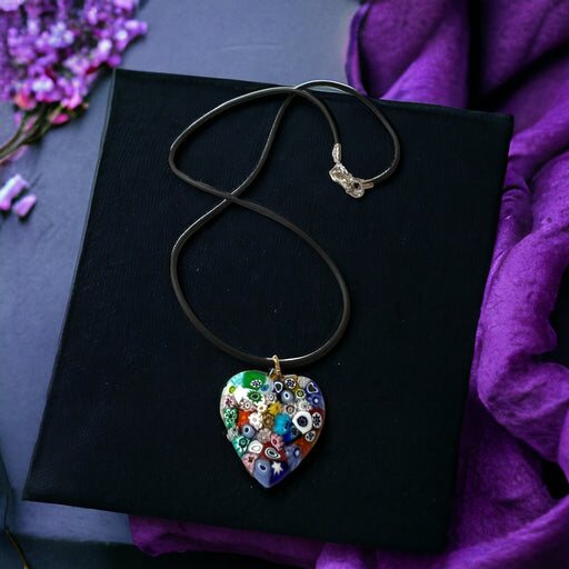 Murano glas hanger Amalfi Mazzo di fiori - handgemaakt bloemenboeket in Venetiaans glas