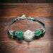 Murano glas armband Padua verde - handgemaakt groen Venetiaans glas