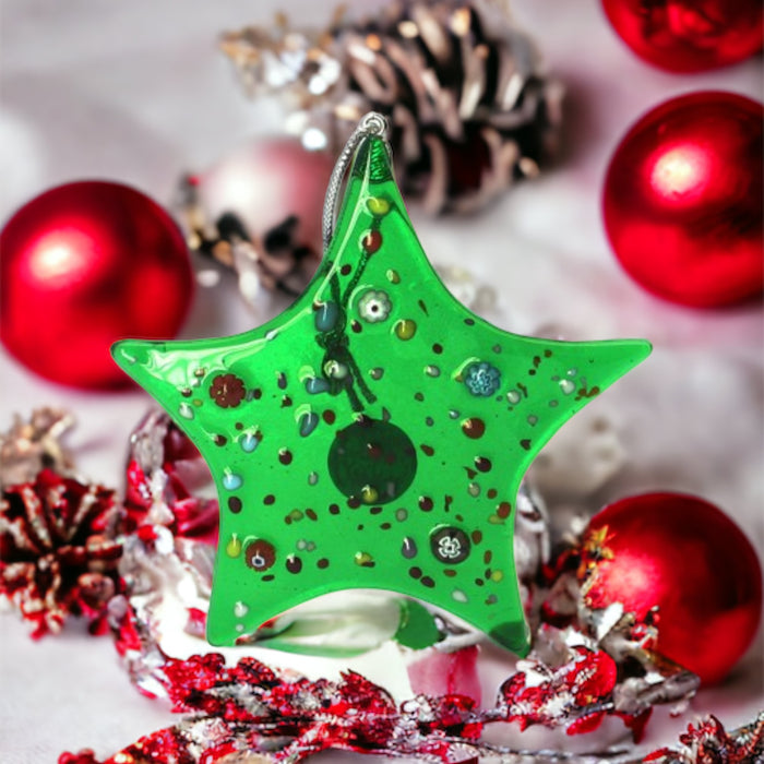 Kerstmis - Muranoglas Stella di Natale