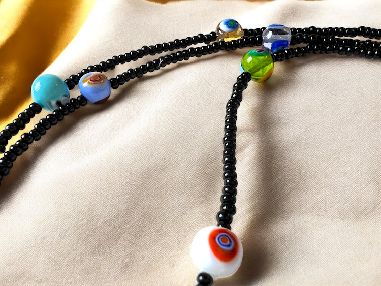 Murano brillenkoord 'Cordina occhiali' Nero