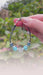 Murano glas armband Padua aqua - handgemaakt aqua blauw Venetiaans glas