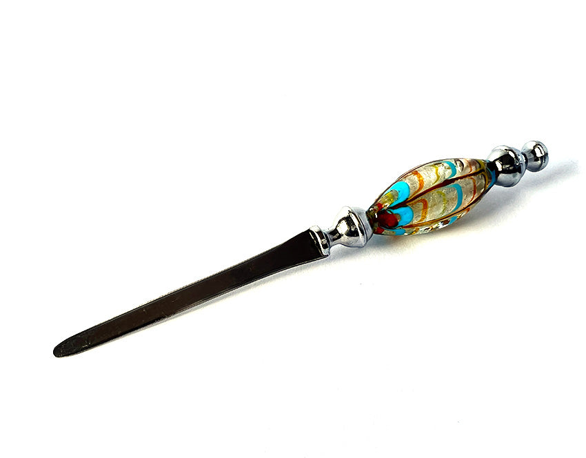 Paper Opener With Snowman | Murano Glass Decorations | La Snc