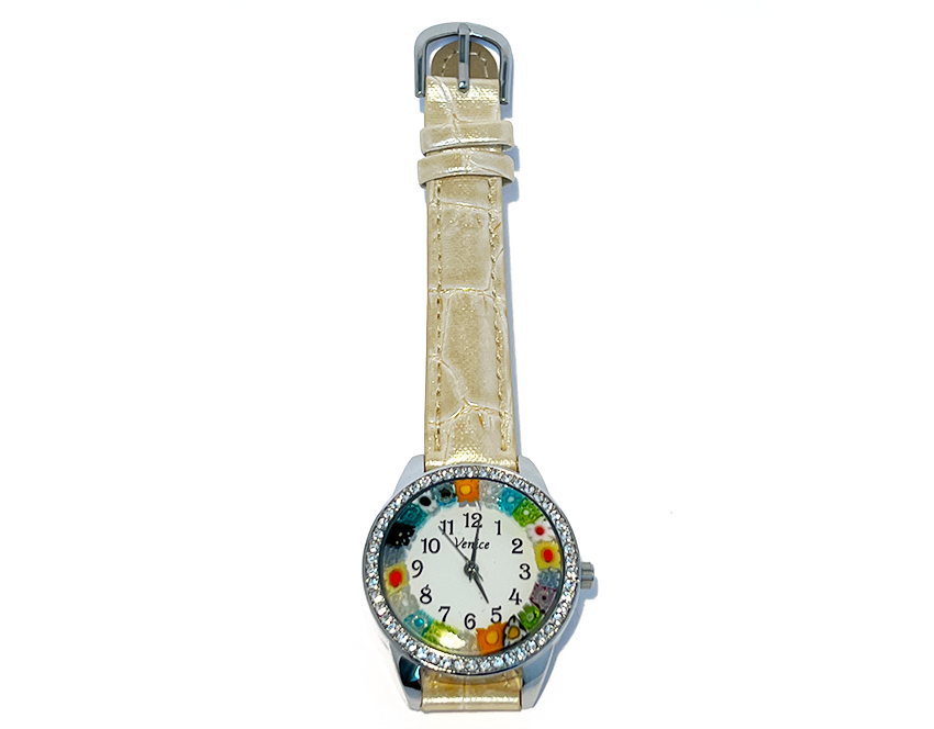 Millefiori watch 'Lucca' Avorio